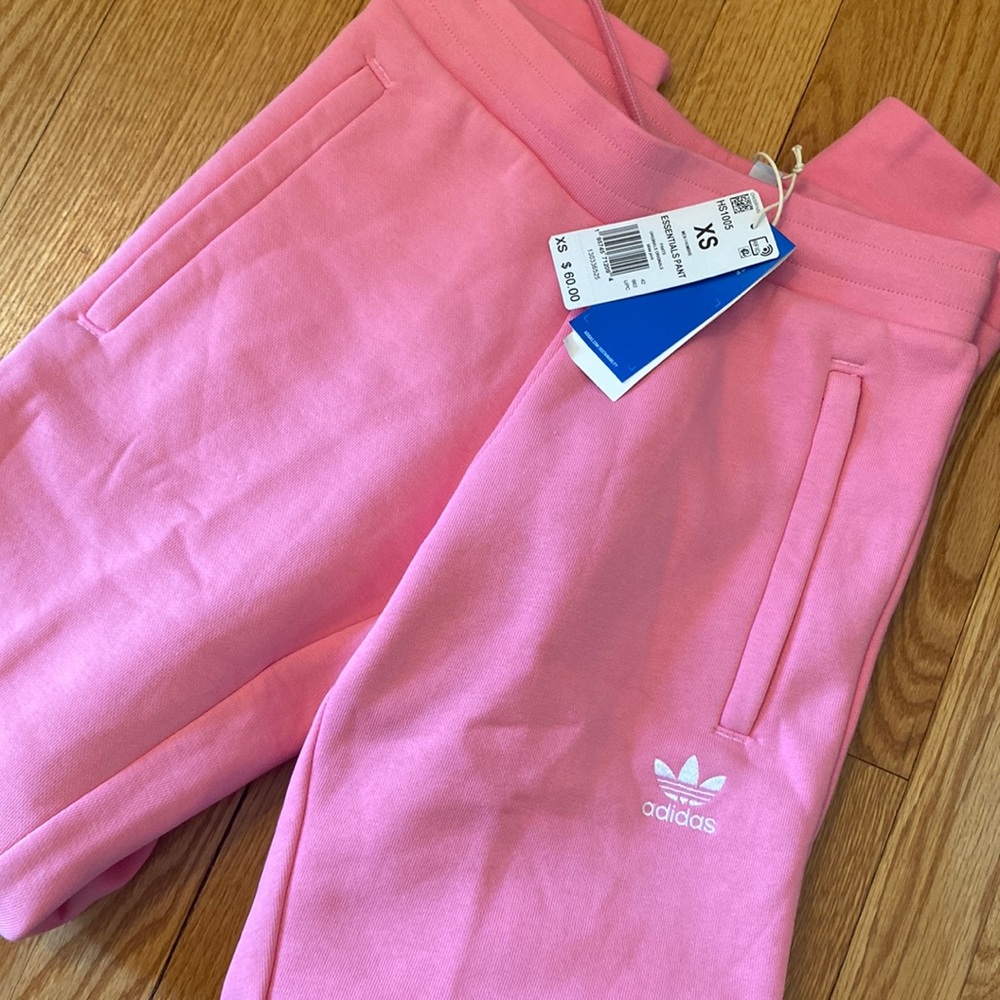 Adidas Pink Sweatpants - Brand New